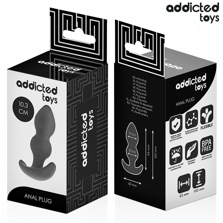 ADDICTED TOYS - ANAL PLUG SILICONE SIZE S 10.3 CM