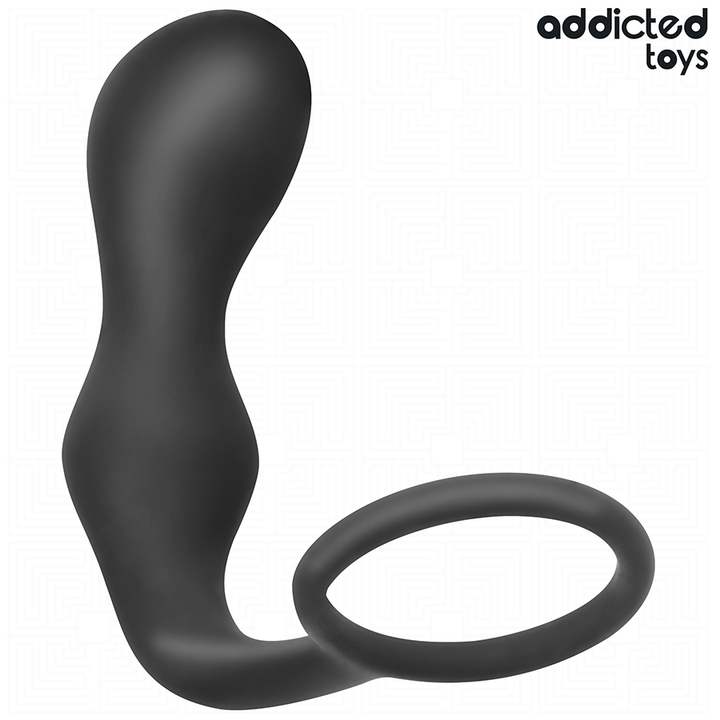 ADDICTED TOYS - ANAL PLUG WITH RING SILICONE MODEL 3