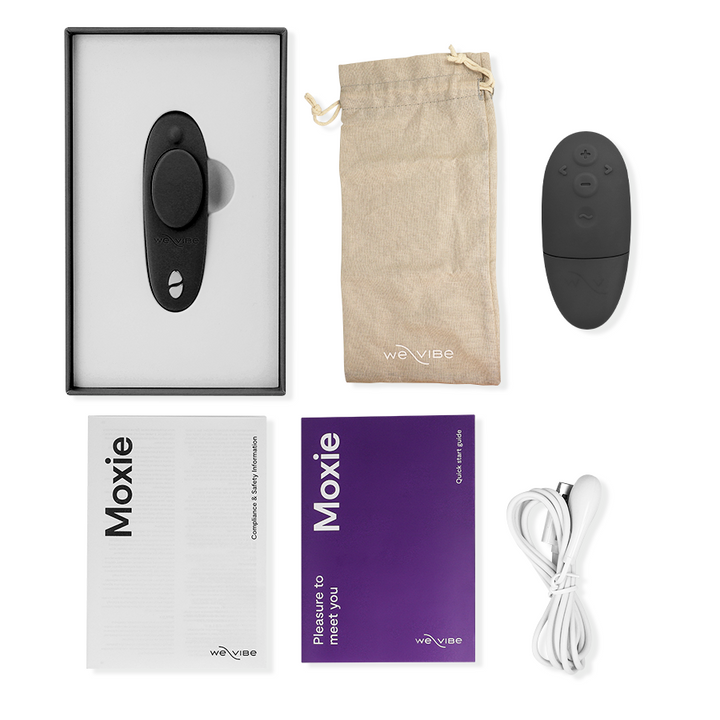 WE-VIBE - MOXIE + BLACK CLITORAL VIBRATOR