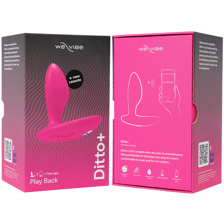 WE-VIBE - DITTO+ ANAL PLUG VIBRATOR PINK
