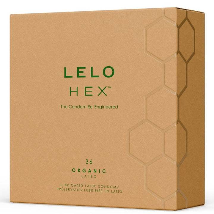 LELO - HEX ORGANIC CONDOM BOX 36 UNITS