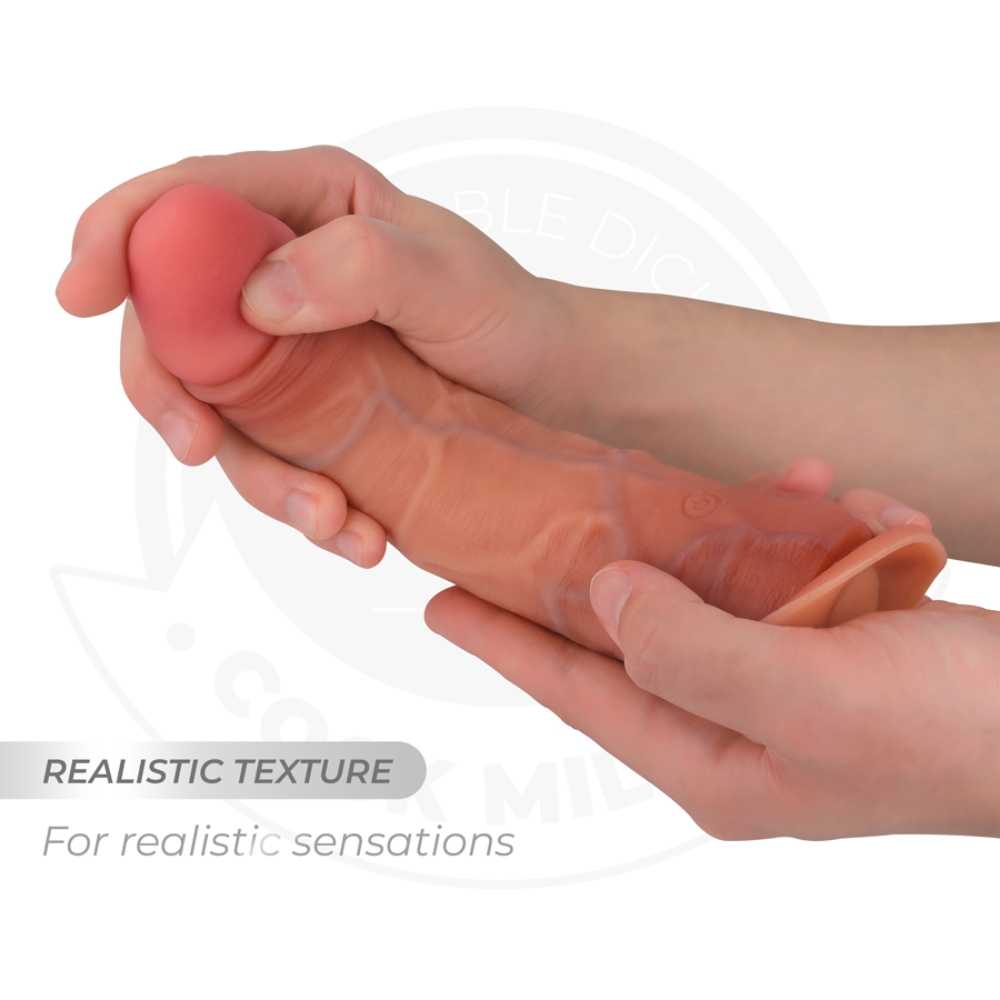 COCK MILLER - REALISTIC DILDO WITH SUCTION CUP AND REMOTE CONTROL VIBRATION 20.5 CM