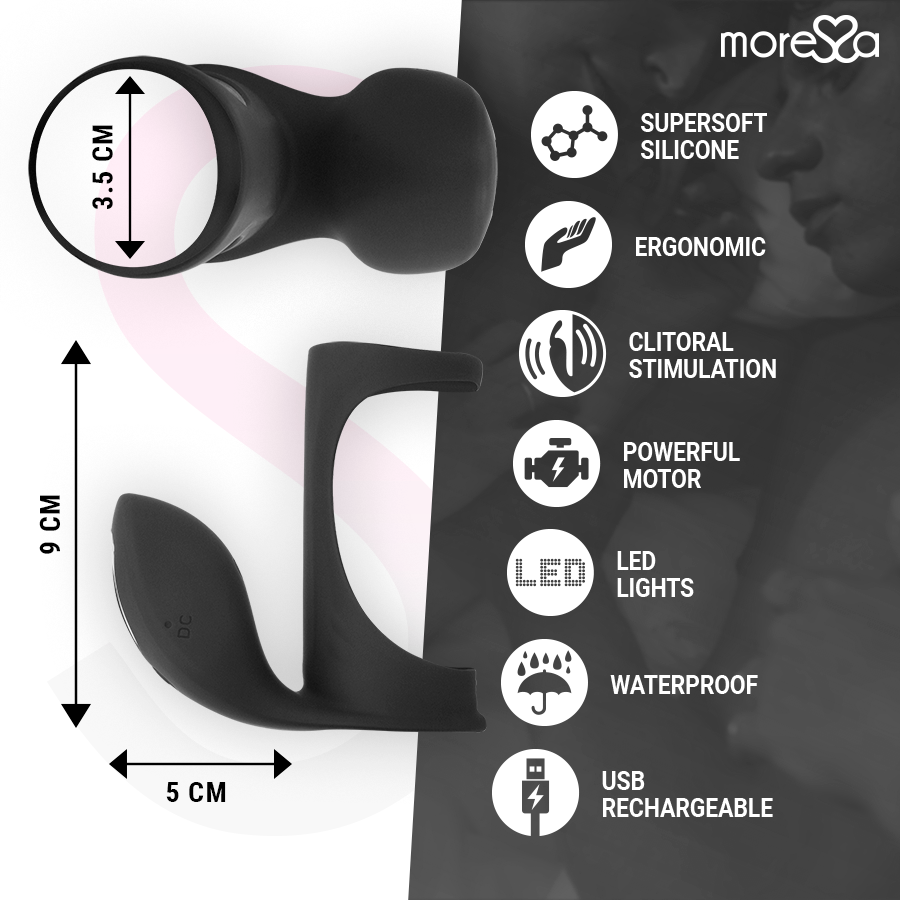 MORESSA - BRANDON VIBRATOR RING WITH COVER