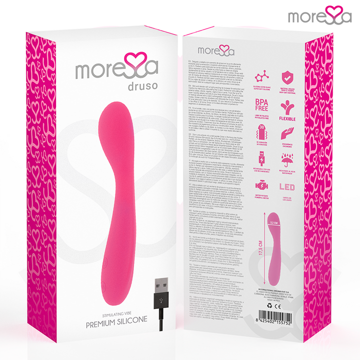 MORESSA - DRUSO PREMIUM SILICONE RECHARGEABLE