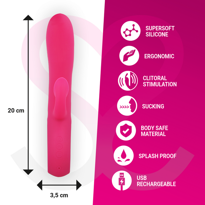 MORESSA - DUSTIN CLITORIAL STIMULATING WAVES AND POWERFUL VIBRATION PREMIUM SILICONE RECHARGEABLE