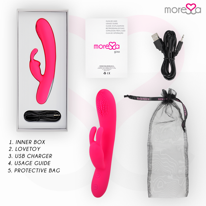 MORESSA - GINO PREMIUM SILICONE RECHARGEABLE