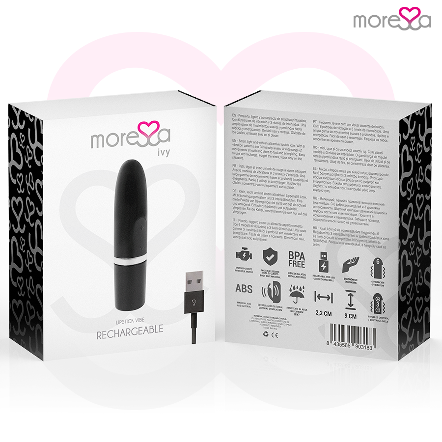 MORESSA - IVY VIBRATOR STIMULATOR TRAVEL BLACK