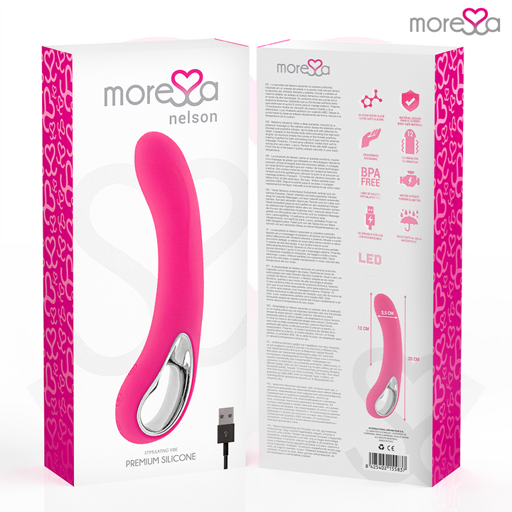 MORESSA - NELSON PREMIUM SILICONE RECHARGEABLE