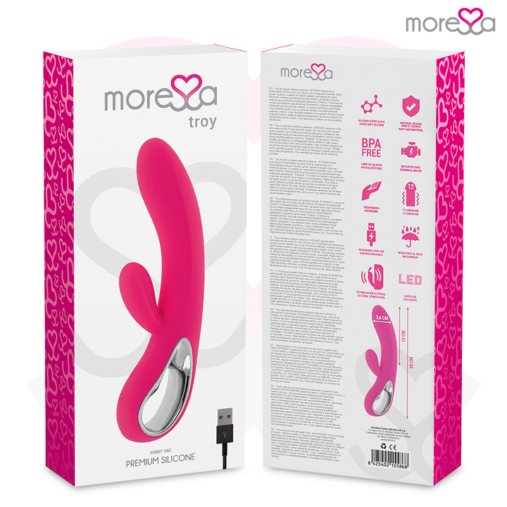MORESSA - TROY PREMIUM SILICONE RECHARGEABLE