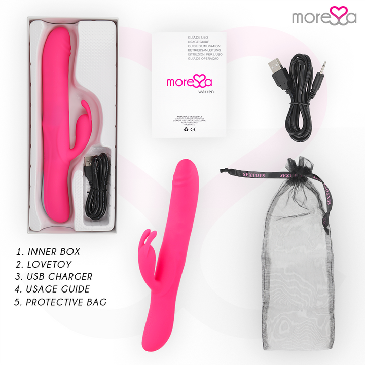MORESSA - WARREN PREMIUM RECHARGEABLE SILICONE