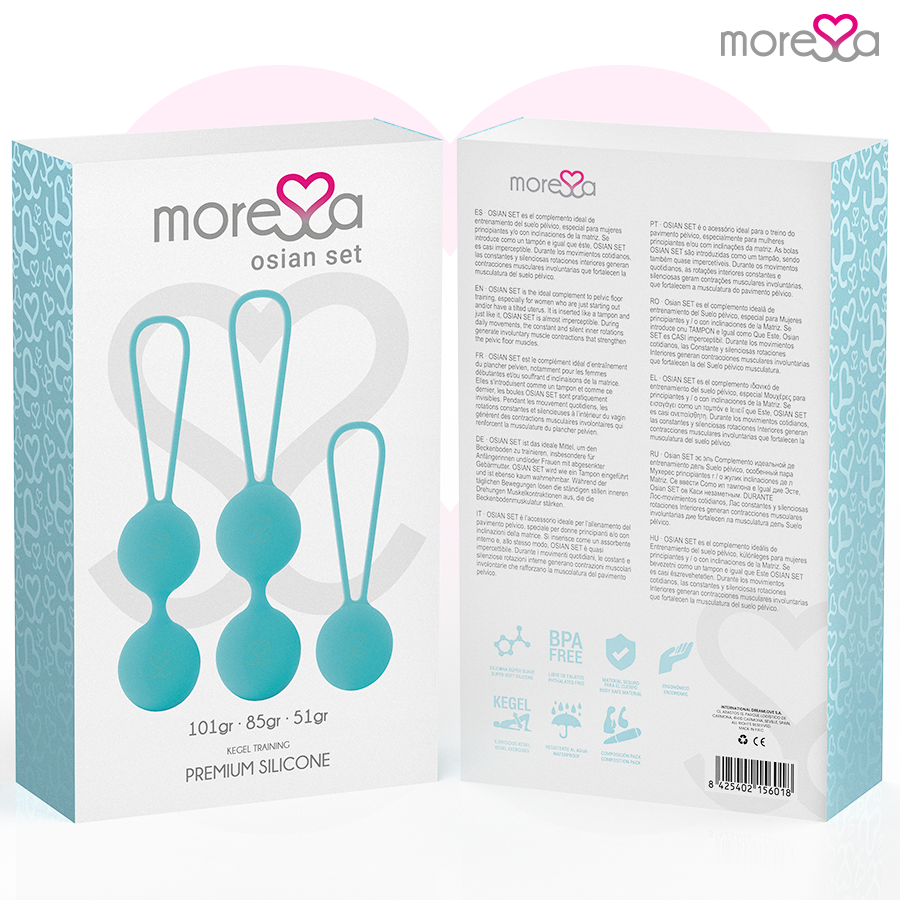 MORESSA - OSIAN SET PREMIUM TURQUOISE SILICONE