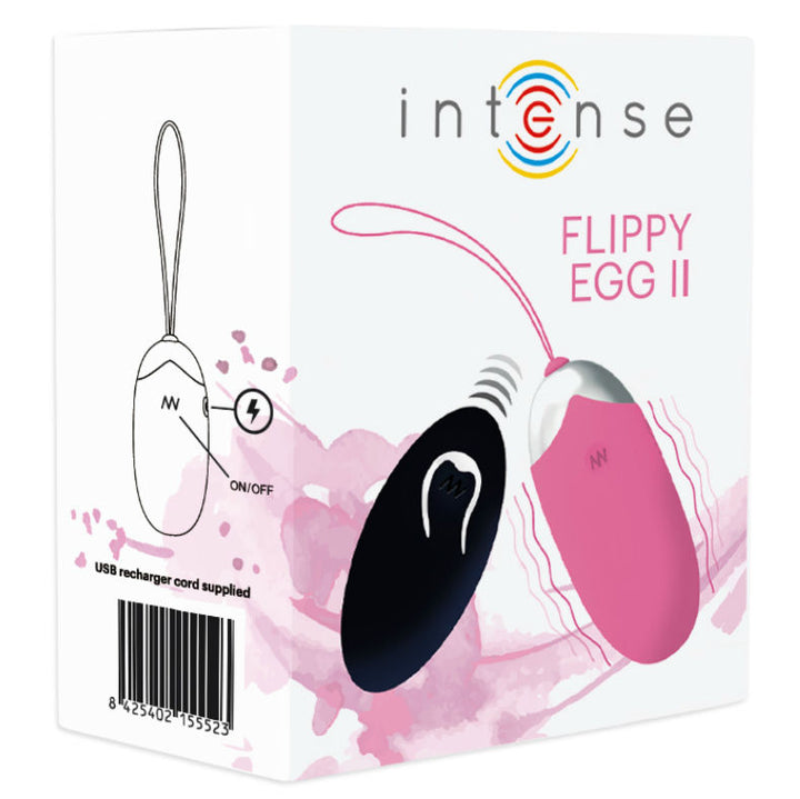 INTENSE - FLIPPY II ŒUF VIBRANT AVEC TÉLÉCOMMANDE ROSE
