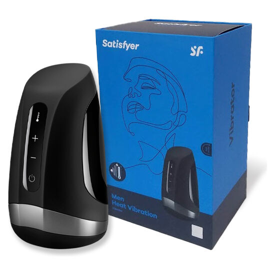 SATISFYER - MASTURBATEUR POUR HOMMES CHALEUR VIBRATION